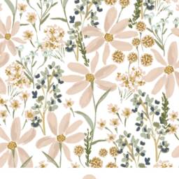 Daisies Blush Pink Floral Mini Crib Sheet Boho Daisy Baby Bedding - Nestig Bloom Alma Bassinet Cradle - thumbnail 3