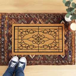 Geometric Wrought Iron Rug - Symmetrical Home - thumbnail 4