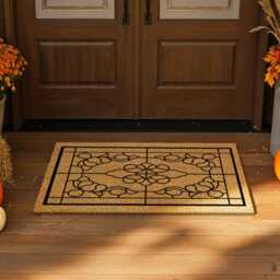 Geometric Wrought Iron Rug - Symmetrical Home - thumbnail 2