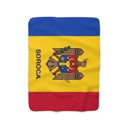 Moldova Fleece Blanket, Flag Of Moldova, Custom Personalized Country Gift - thumbnail 2