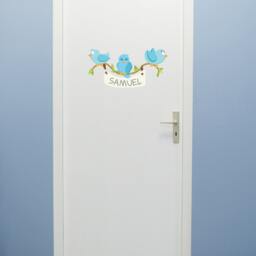 "Wall Sticker ""Baby-Bird Door Sign" - thumbnail 3