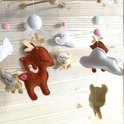 Mobile Baby, Theme Deer & Polar Bears, Drill, Baby Room Decoration, Games - thumbnail 4