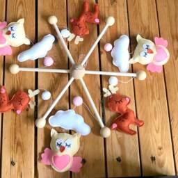 Mobile Baby, Theme Deer & Polar Bears, Drill, Baby Room Decoration, Games - thumbnail 2