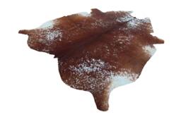 Natural Cowhide Rug, Brown & White Speckled Rug For Upholstery, Western Decor Floor Area Real Hair On Hide - thumbnail 1