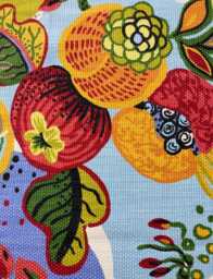 Last One -12x24-P Kaufmann - Decorative Pillow CoverRed-Mustard Yellow-Green-Blue Tan & Cream Throw/Lumbar - thumbnail 1