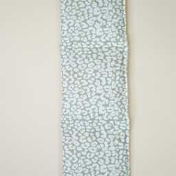 Spelt Pillow With Leopard Print & Matcha, Chambered 3 Chambers Filled Organic Spelt, Made Of Cotton, Heat - thumbnail 2
