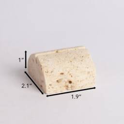 Natural Travertine Business Card Holder Stone Wedding Place - thumbnail 4
