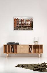 "Vinyl Record Cabinet Oak ""Nolana" - thumbnail 1