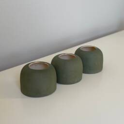 Seconds Sale Deep Green Ceramic Match Striker With Matches - thumbnail 3