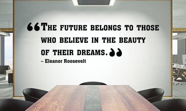 Teamwork Quote Wall Decal Inspirational Office Decor 2122Re - image 1