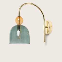 Monik Sconce - Wall Sconce Lamp Light Bathroom Lighting Fixture Glass Lampshade Colors Vanity - thumbnail 4