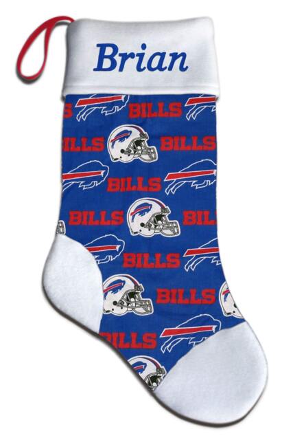 Personalized Nfl Buffalo Bills Football Christmas Stocking Embroidered