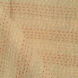 Floral Cotton Kantha Quilt Bohemian Hand-stitched Bedspread Throw - thumbnail 4