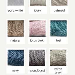 Sheer Light Grey Linen Cafe Curtain, Tie Top Rustic Farmhouse Style - thumbnail 4