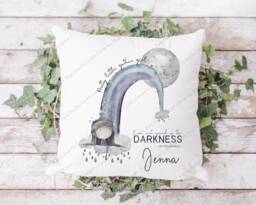 Gothic Cushion, Goth Girl Cushion For Her, Rainbow, Personalised Gift Gift, Birthday - thumbnail 1