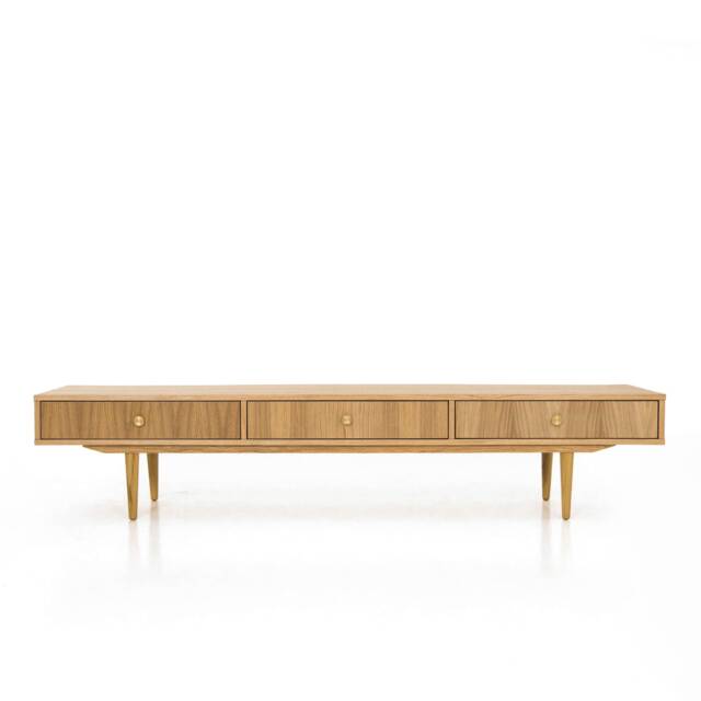 Mid-Century Sideboard, Dresser, Commode, Credenza Made Of Oak Vaneer - Livlo D-L01 - image 1