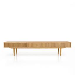 Mid-Century Sideboard, Dresser, Commode, Credenza Made Of Oak Vaneer - Livlo D-L01