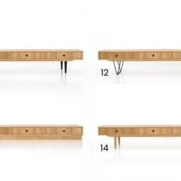 Mid-Century Sideboard, Dresser, Commode, Credenza Made Of Oak Vaneer - Livlo D-L01 - thumbnail 2
