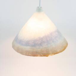 Pendant Ceiling Lighting/ Swag Lamp/Felted Wool/ Home Eco Decor/ Personalized Colors Lucielalune?? - thumbnail 2