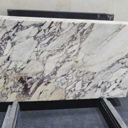Calacatta Viola Marble Side Table, Modern Italian Furniture - thumbnail 4