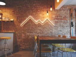 Alblicht Wall Light in A Mountain Panorama Design - Wooden Lamp Modern Oak Wood Natural