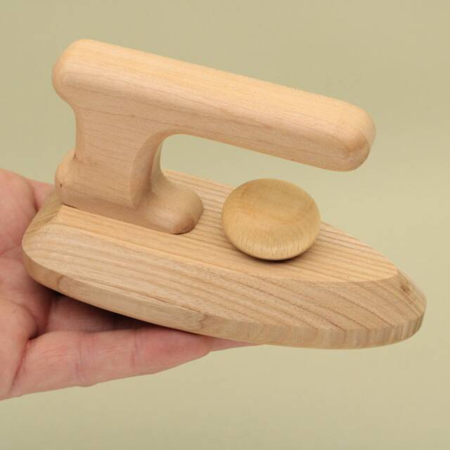 Handmade Wooden Toy Iron Montessori Inspired Baby Play - image 1