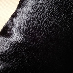 Black Faux Fur Feather Pillow, 22 - thumbnail 3
