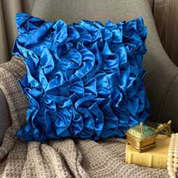 "Pillow Sham Blue Decorative 24""x24""/26""x26"