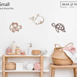 Ocean Trio Wall Decor Home - Nursery/Kids Animals Children Room Marine Sealife - thumbnail 2