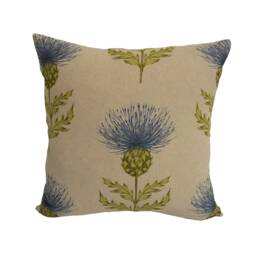 Voyage - Blair Azure Lovely Thistle Cushion Cover Throw Pillow Designer Home Decor - thumbnail 2