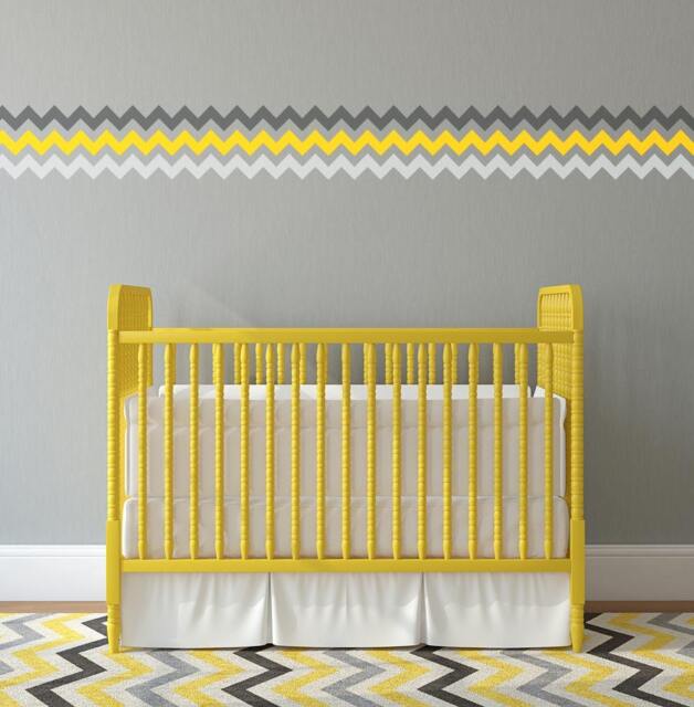 Modern Vinyl Art Wall Pattern Chevron Decals For Walls Stickers Stylish Bedrooms Stick On - Chervron Sd 071 - image 1