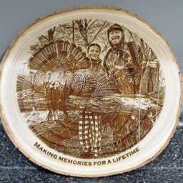 Engraved Photo Log Plaque Sign Wall Hanging - Hunting Fishing Gift - thumbnail 3