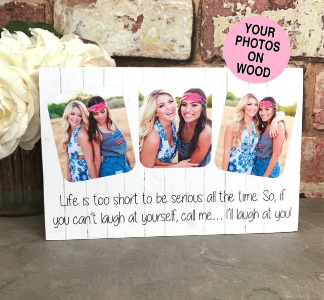 Funny Friend Gift, Best Bridesmaid, Photoblock For Friend, Photo Frame, Gift Her - image 1
