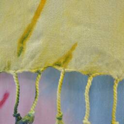 Painted Towel, Turkish Towel, Dye Beach Towel, Colorful Towel, Surfer Towel, Batik Towel, 38''x65 - thumbnail 3