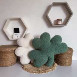 Green Shamrock Pillow - Decor - 3 Leaf Clover Irish Throw Party Patrick's Day - thumbnail 4