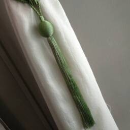 Italian Modern Simple Curtains Tie Backs -Drapes Holdbacks/Double Color Green Light & Dark Window Decor Holdbacks-Curtains Tiebacks - thumbnail 2