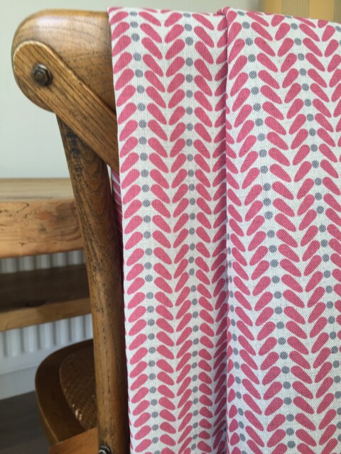 Sample Only - Curtains Made To Measure? Just Need Pole Length & Drop Quote Cherry Linen - image 1