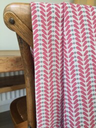 Sample Only - Curtains Made To Measure? Just Need Pole Length & Drop Quote Cherry Linen - thumbnail 1