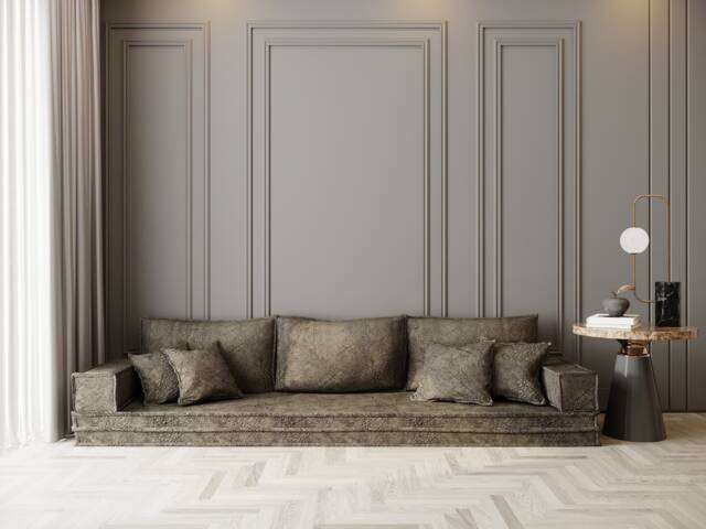 Customizable Floor Cushion Couch - Modular Sectional Sofa - image 1