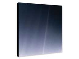Earth - Pale Blue Dot Nasa Voyager Wall Art Wrapped Framed Canvas Rolled Photo/Poster Print - thumbnail 1