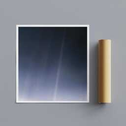 Earth - Pale Blue Dot Nasa Voyager Wall Art Wrapped Framed Canvas Rolled Photo/Poster Print - thumbnail 3
