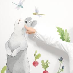 Curious Bunny - Fabric Wall Decal Hop Mej - thumbnail 2