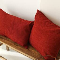 Soft Teddy Boucle Camel Color Throw Pillow Cover, Fluffy Boho Handmade Case, Cozy & Any Size Invisible Zipper - thumbnail 3