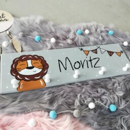Children's Wardrobe Children's Room Individually With Name Lovingly Hand-Painted - thumbnail 3