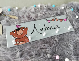 Children's Wardrobe Children's Room Individually With Name Lovingly Hand-Painted