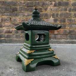 Chinese Concrete Pagoda Statue Handmade Asian Lantern Sculpture Stone Zen Art Garden Decor Japanese Ornament Outdoor Gift - thumbnail 4