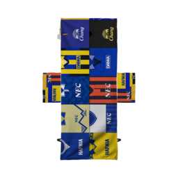 Merseyside Blues - Kit Montage Multicoloured Sunbed Towel With Pockets - thumbnail 2