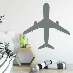 Airplane Wall Decals, Plane Decal, Vinyl Sticker, Decal Boy Room, Nursery Decor Boy, Room Sticker J208 - thumbnail 1