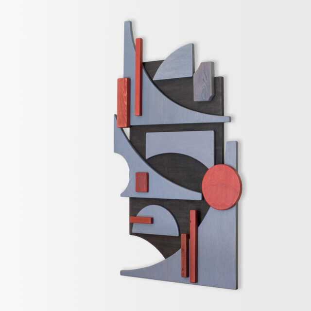 Sculptural Wall Art Made From Reclaimed Wood Statement Decor For The Living Room - image 1