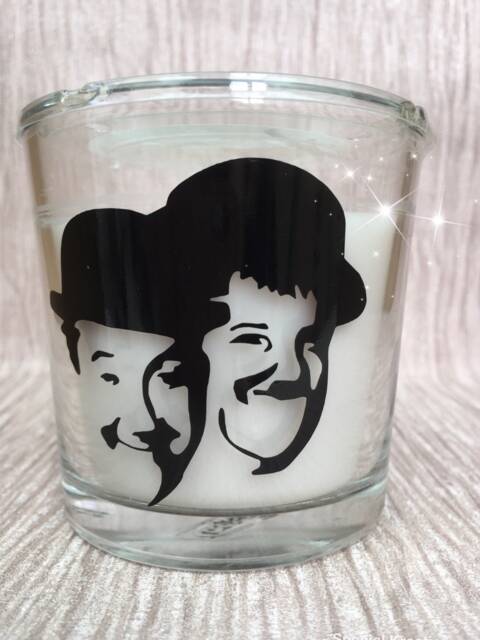 Laurel & Hardy Candle Vanilla Scented Gift - image 1